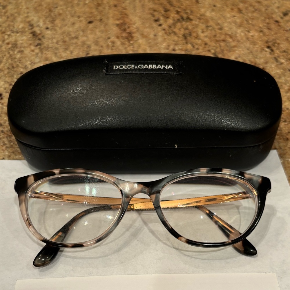 Dolce & Gabbana eyeglasses, preowned. Needs your lenses